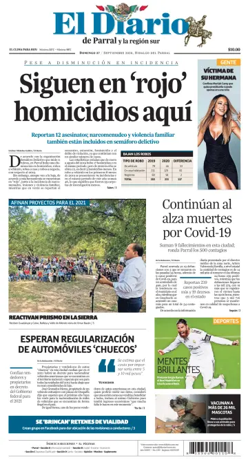 El Diario de Parral - 27 Sep 2020