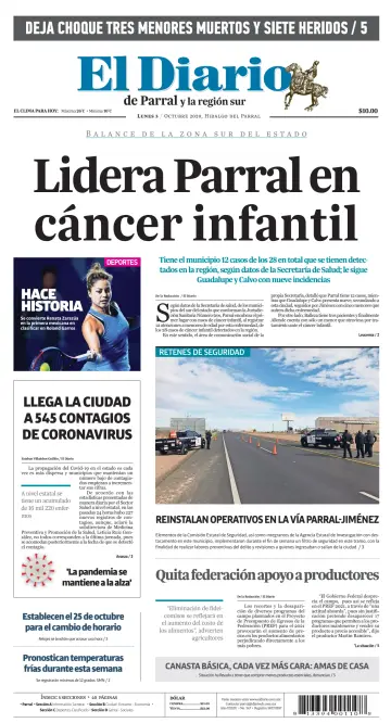 El Diario de Parral - 5 Oct 2020
