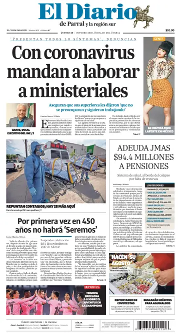 El Diario de Parral - 29 Oct 2020