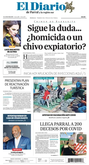 El Diario de Parral - 25 Feb 2021