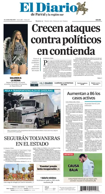 El Diario de Parral - 16 Mar 2021