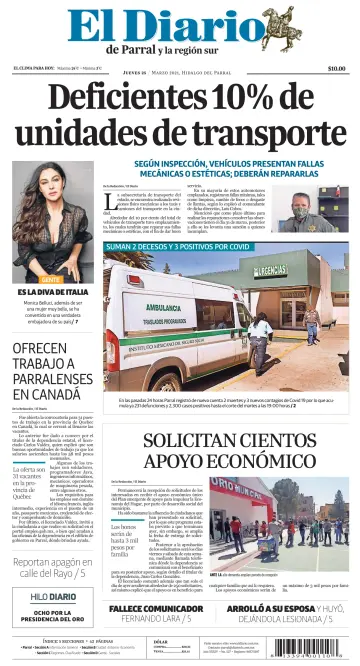 El Diario de Parral - 25 Mar 2021