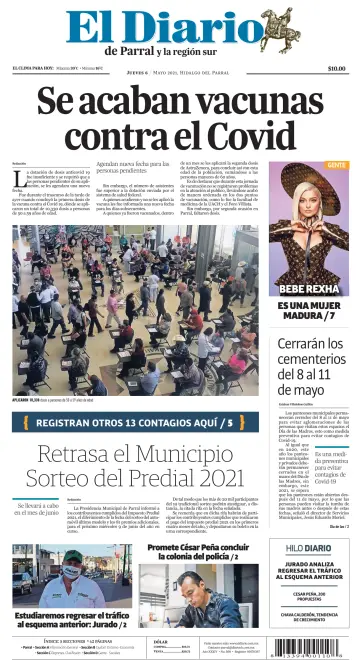 El Diario de Parral - 6 May 2021