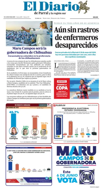 El Diario de Parral - 31 May 2021