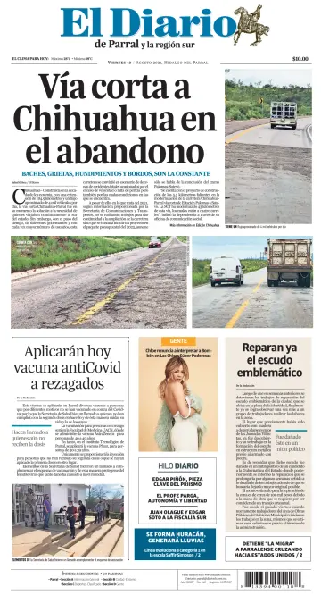 El Diario de Parral - 13 Aug 2021