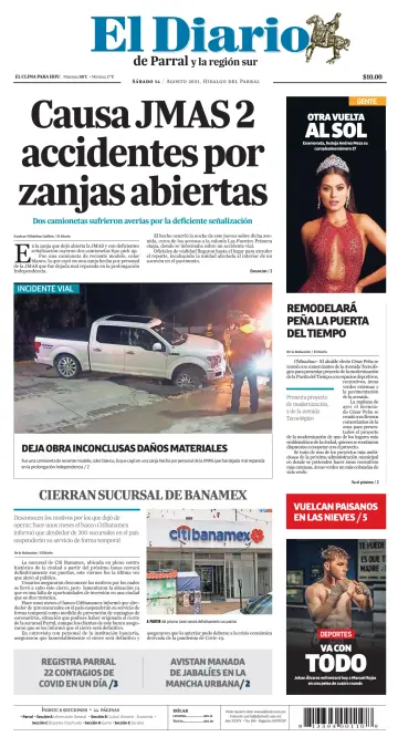 El Diario de Parral - 14 Aug 2021