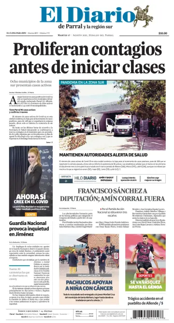 El Diario de Parral - 17 Aug 2021