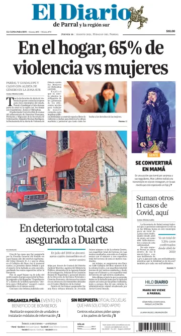 El Diario de Parral - 19 Aug 2021