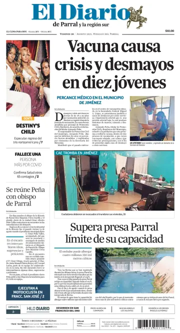 El Diario de Parral - 20 Aug 2021