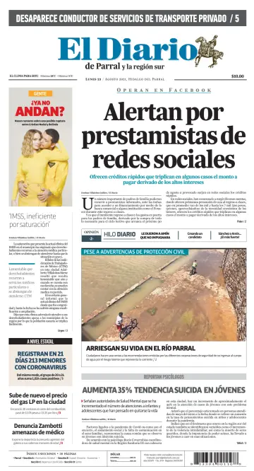 El Diario de Parral - 23 Aug 2021