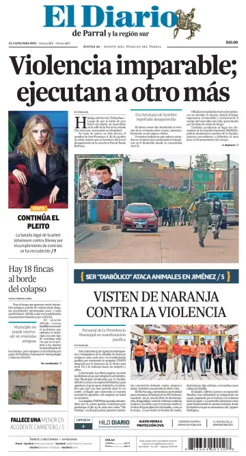 El Diario de Parral - 26 Aug 2021