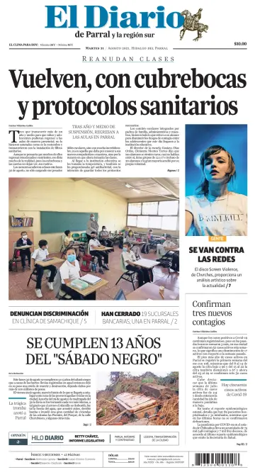El Diario de Parral - 31 Aug 2021
