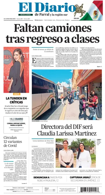 El Diario de Parral - 1 Sep 2021