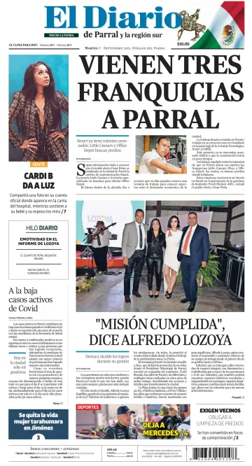 El Diario de Parral - 7 Sep 2021
