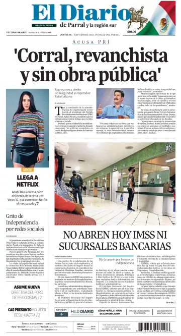 El Diario de Parral - 16 Sep 2021