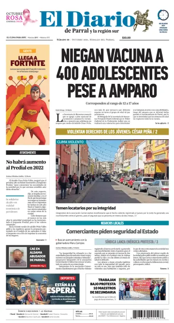 El Diario de Parral - 30 Oct 2021