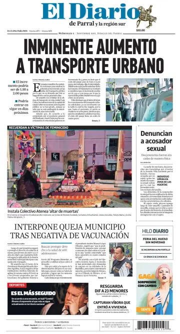 El Diario de Parral - 3 Nov 2021