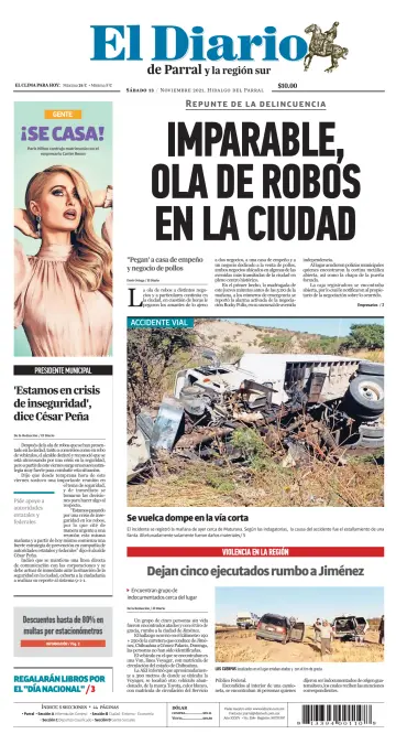 El Diario de Parral - 13 Nov 2021