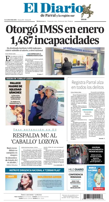 El Diario de Parral - 2 Feb 2022