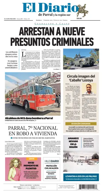 El Diario de Parral - 3 Feb 2022
