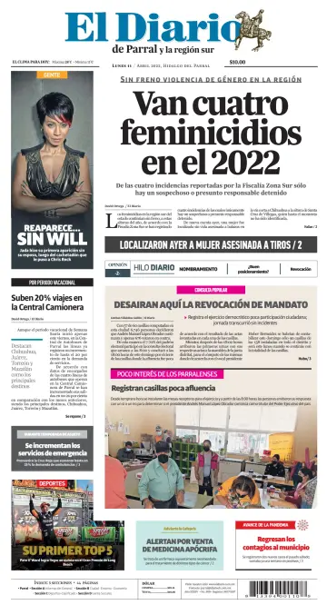 El Diario de Parral - 11 Apr 2022