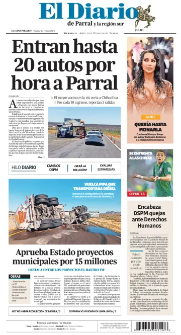 El Diario de Parral - 15 Apr 2022