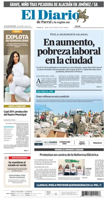 El Diario de Parral - 18 Apr 2022