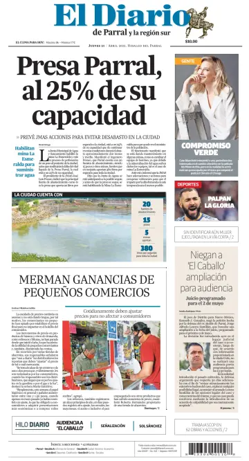El Diario de Parral - 21 Apr 2022