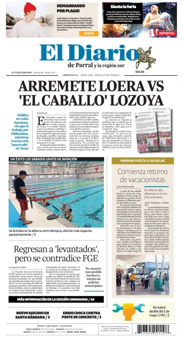 El Diario de Parral - 24 Apr 2022