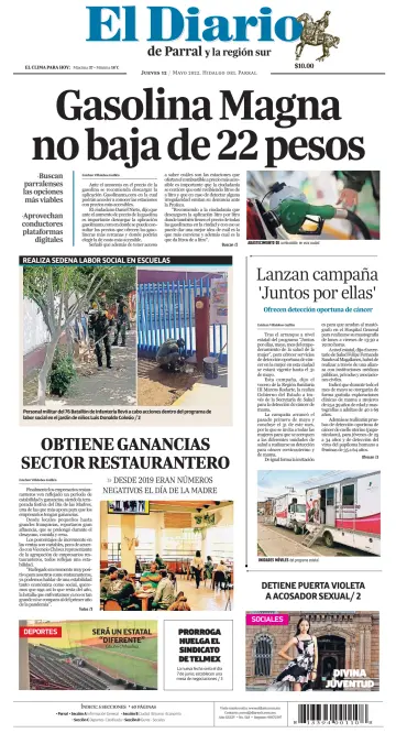 El Diario de Parral - 12 May 2022