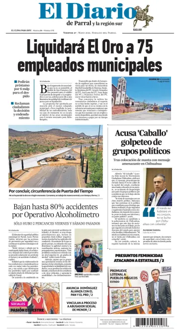 El Diario de Parral - 27 May 2022