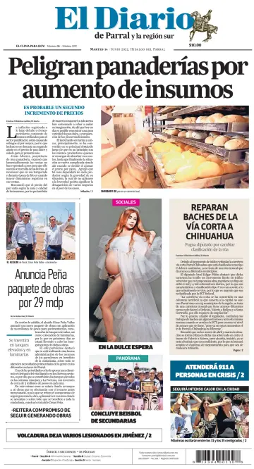 El Diario de Parral - 14 juin 2022