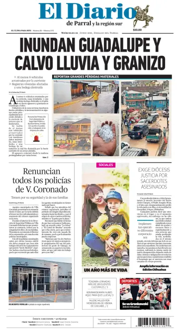 El Diario de Parral - 22 junho 2022