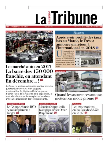 La Nouvelle Tribune - 21 Dec 2017