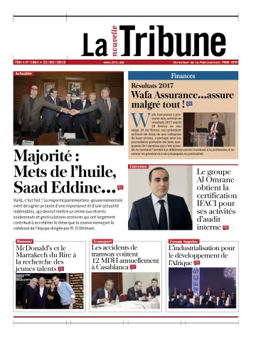 La Nouvelle Tribune - 22 Feb 2018