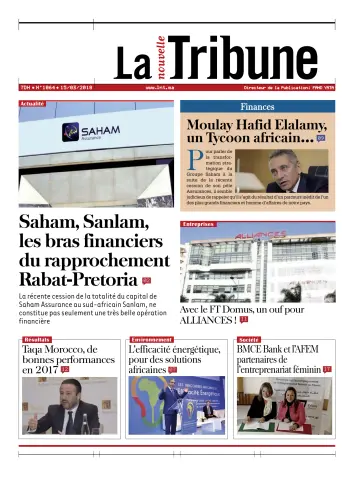 La Nouvelle Tribune - 15 Mar 2018