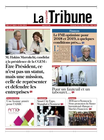 La Nouvelle Tribune - 19 Apr 2018