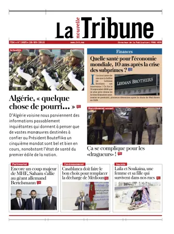 La Nouvelle Tribune - 20 Sep 2018