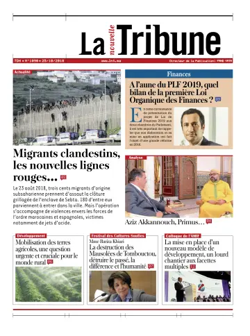 La Nouvelle Tribune - 25 Oct 2018