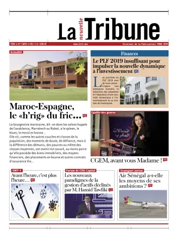 La Nouvelle Tribune - 1 Nov 2018
