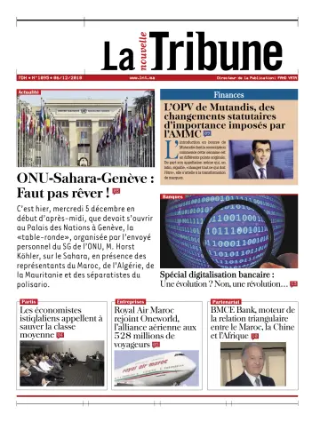 La Nouvelle Tribune - 6 Dec 2018