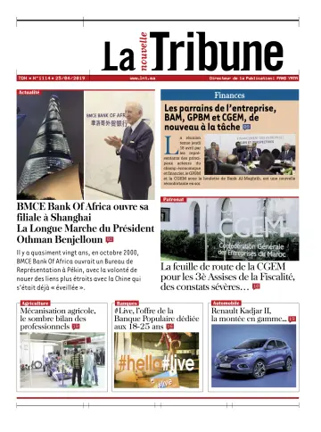 La Nouvelle Tribune - 25 Apr 2019