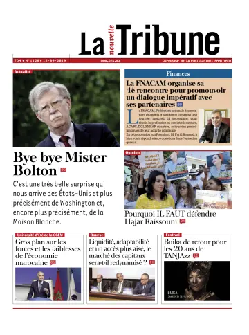 La Nouvelle Tribune - 12 Sep 2019
