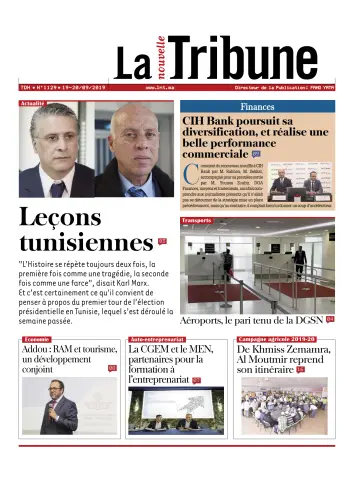 La Nouvelle Tribune - 19 Sep 2019