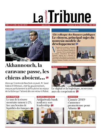 La Nouvelle Tribune - 26 Sep 2019