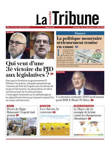 La Nouvelle Tribune - 3 Oct 2019