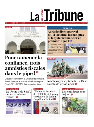 La Nouvelle Tribune - 17 Oct 2019
