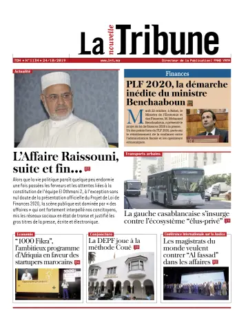 La Nouvelle Tribune - 24 Oct 2019