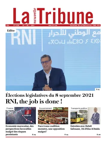 La Nouvelle Tribune - 16 Sep 2021