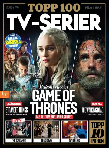 Topp 100 TV - serier (Sweden) - 13 feb. 2018